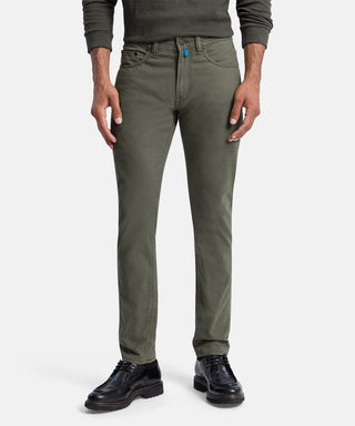 PIERRE CARDIN Antibes Five Pocket - Olive Night Wash - 30070 4015.5212