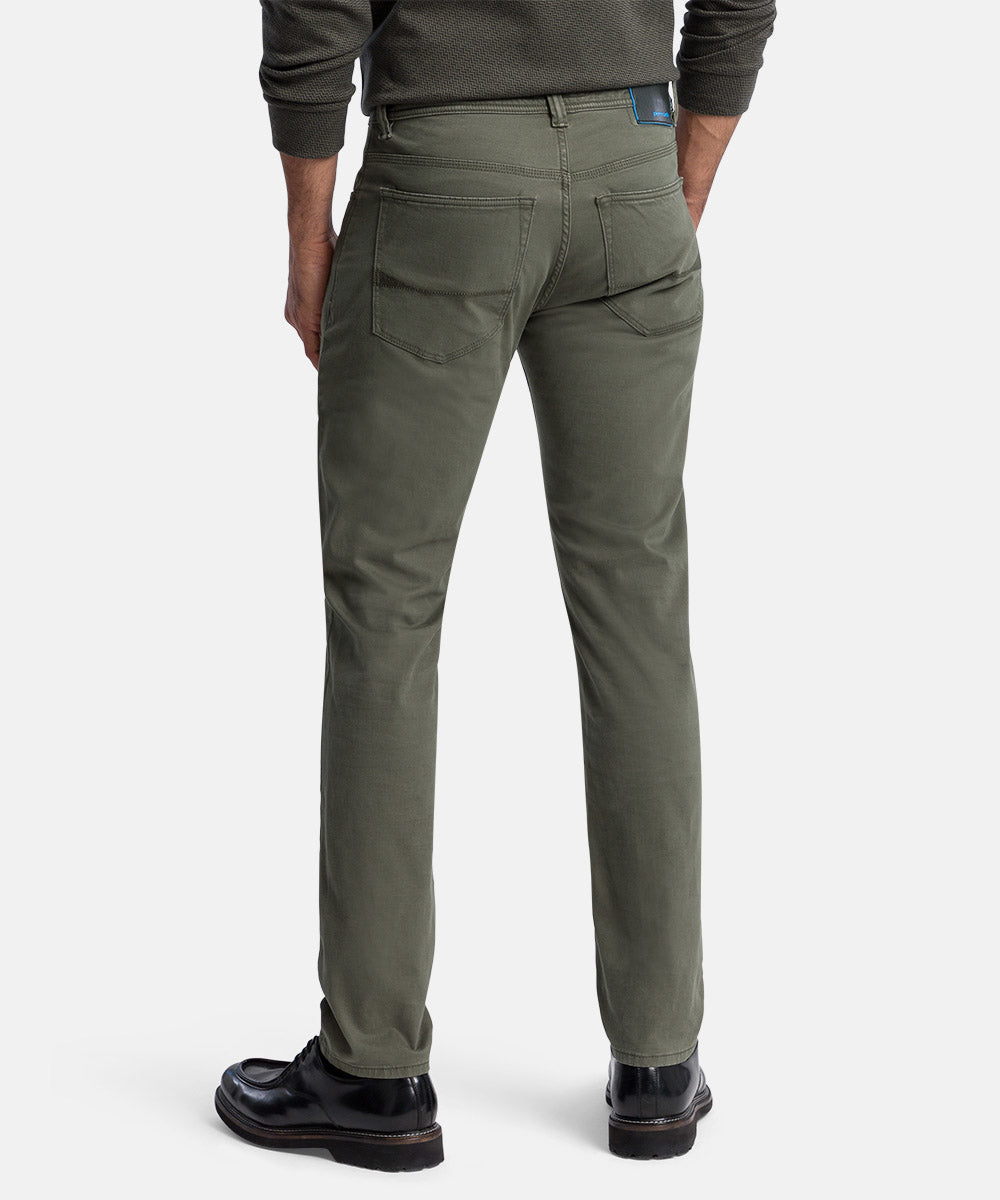 PIERRE CARDIN Antibes Five Pocket - Olive Night Wash - 30070 4015.5212 von Pierre Cardin