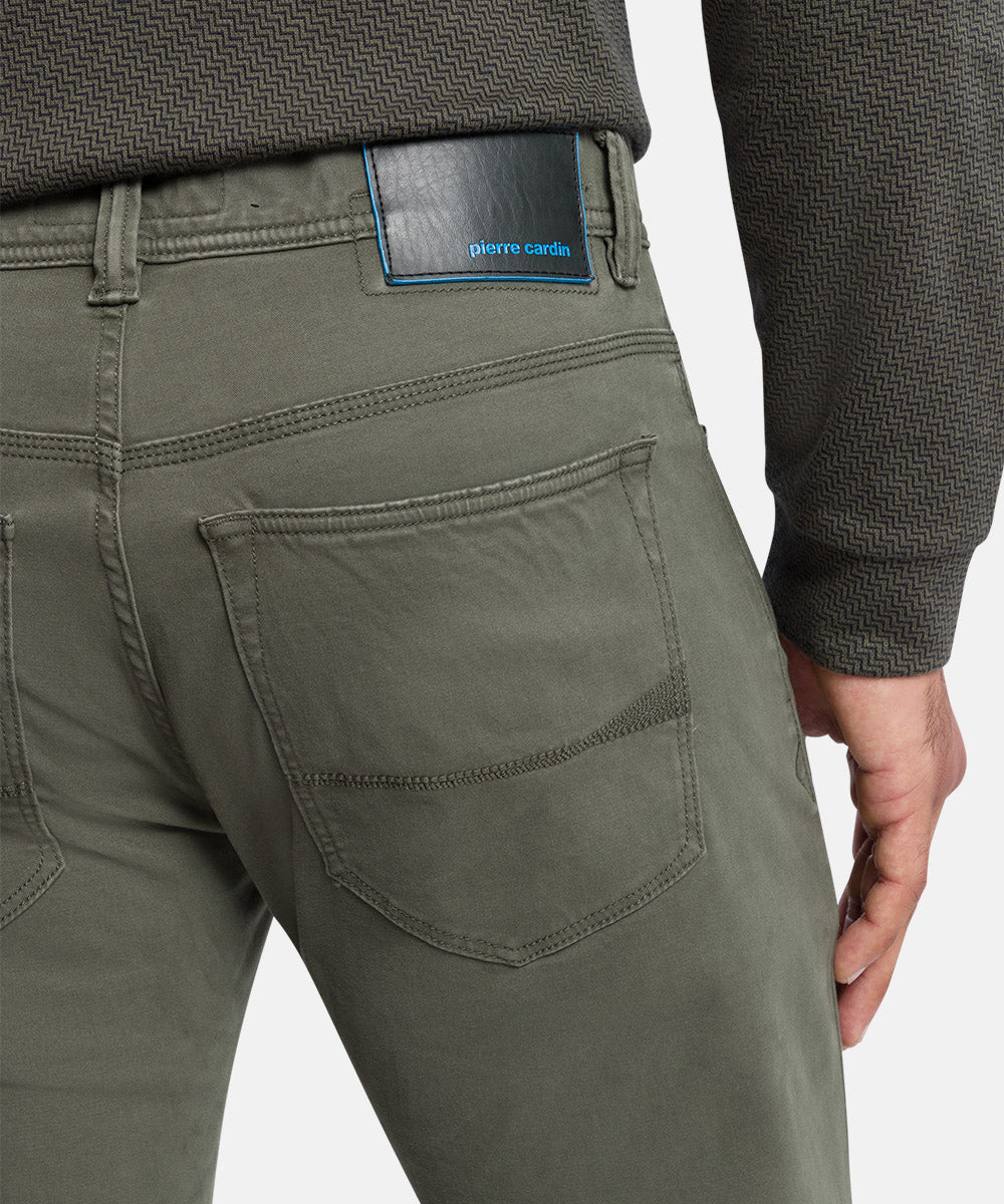 PIERRE CARDIN Antibes Five Pocket - Olive Night Wash - 30070 4015.5212 von Pierre Cardin