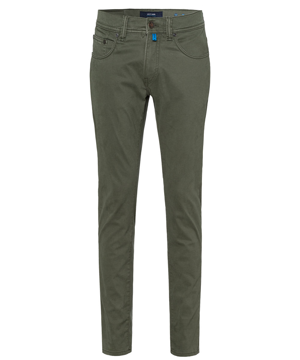 PIERRE CARDIN Antibes Five Pocket - Olive Night Wash - 30070 4015.5212