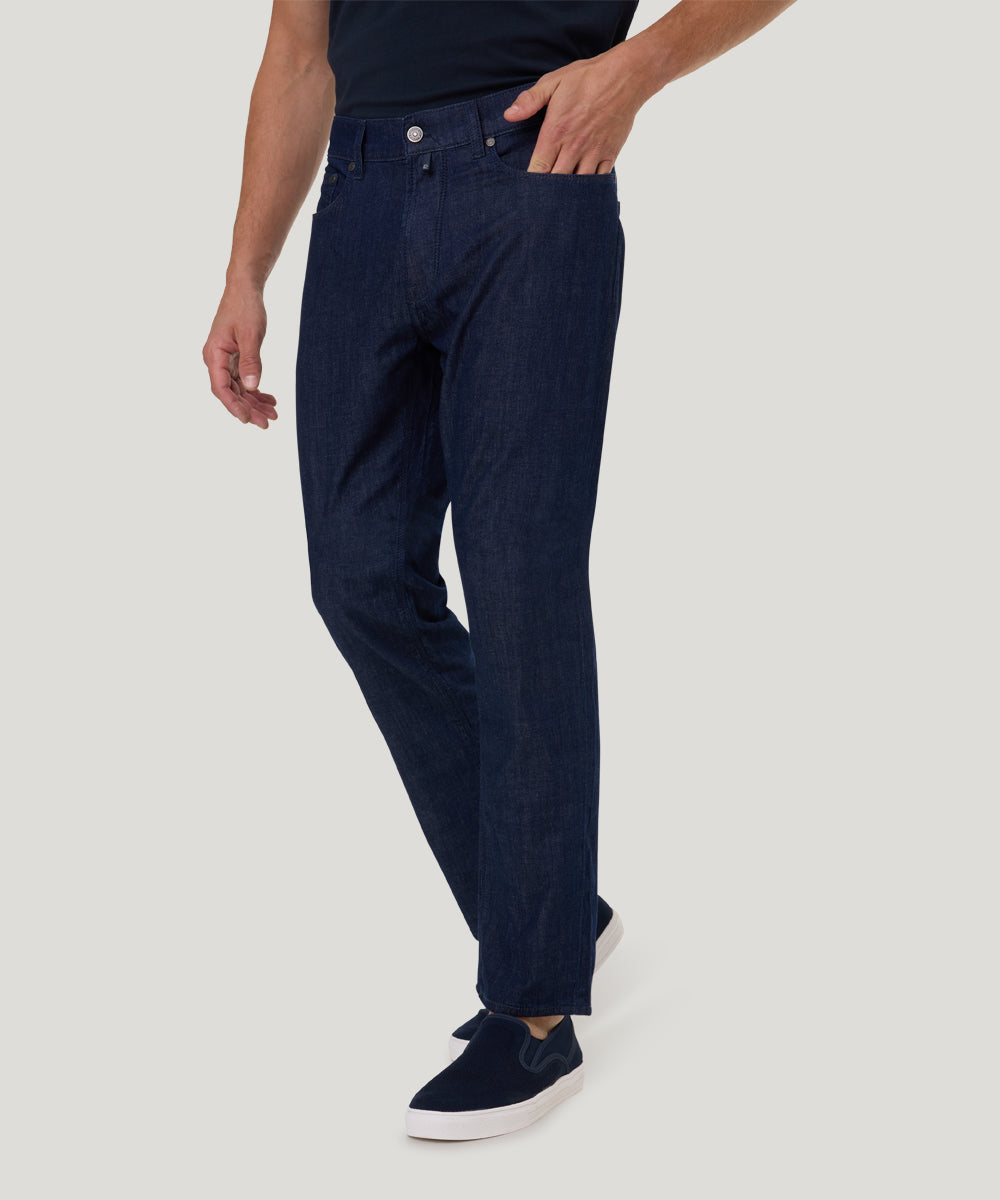 PIERRE CARDIN Lyon Five Pocket - Midnight Indigo Wash - 34506 7770.6811