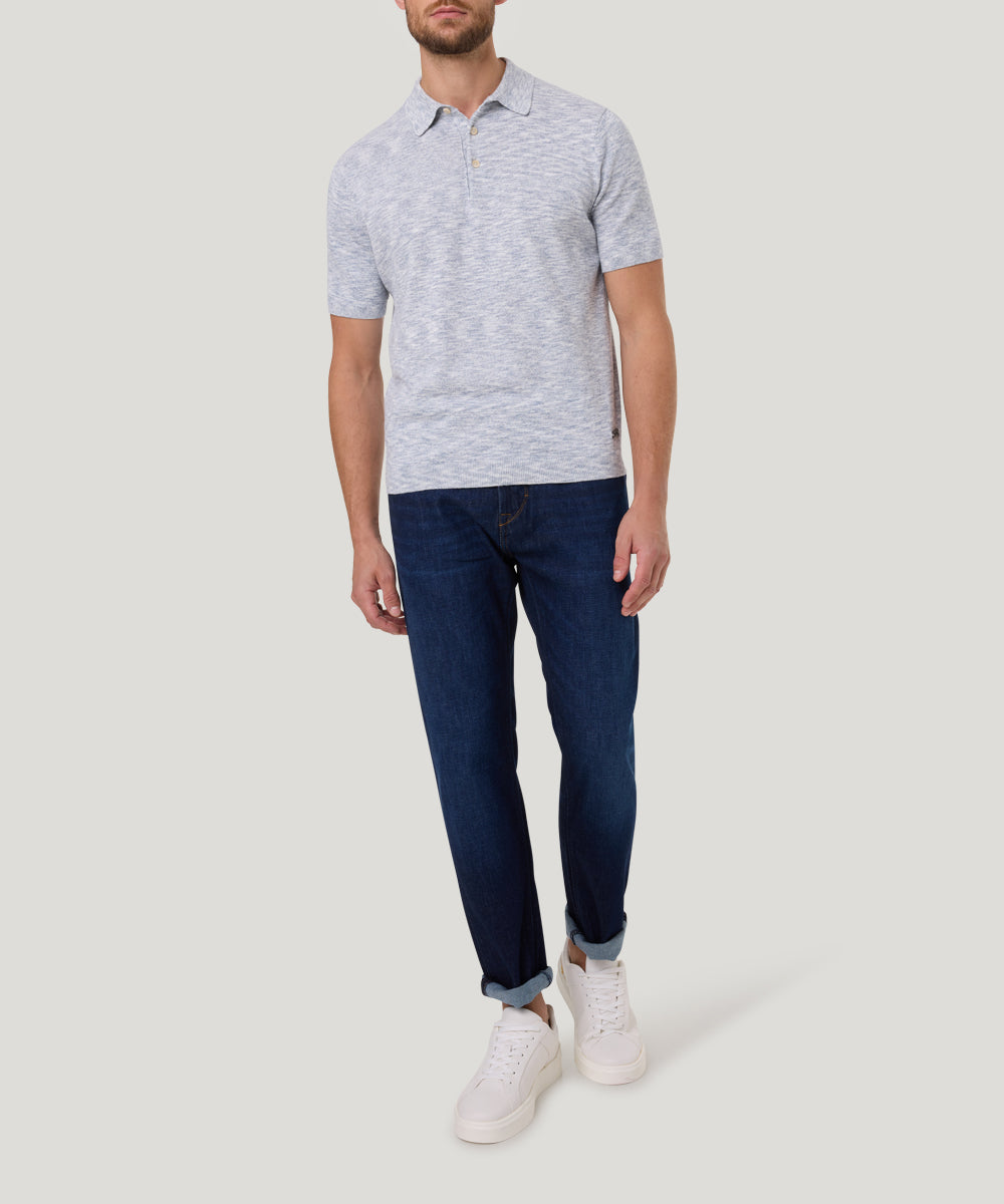 PIERRE CARDIN Lyon Five Pocket - Deep Indigo Mustache - 34506 7787.6816 von Pierre Cardin