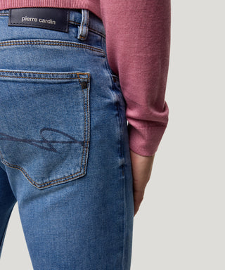 PIERRE CARDIN LYON Tapered Jeans - Cornflower Denim - 34506 7787.6847