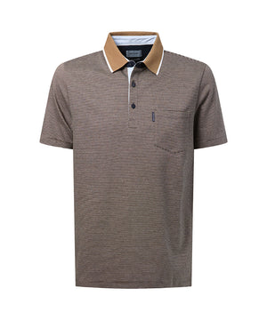 PIERRE CARDIN POLOSHIRT MERCERIZED otter 22134 2168.8111