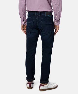 PIERRE CARDIN Antibes Five Pocket Jeans - Midnight Riviera Blue - 33110 7707.6807