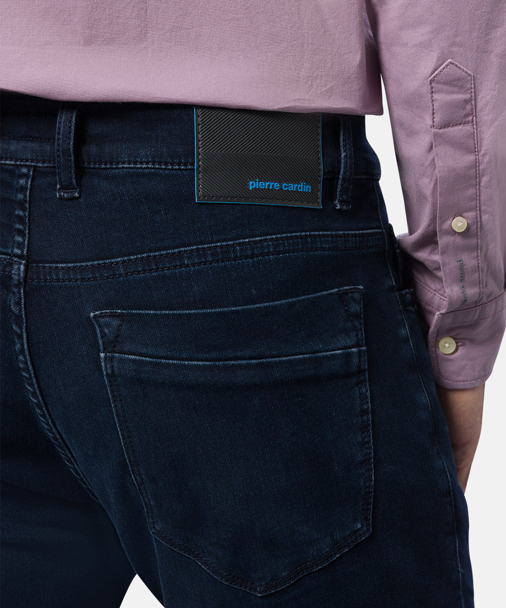 PIERRE CARDIN Antibes Five Pocket Jeans - Midnight Riviera Blue - 33110 7707.6807 von Pierre Cardin