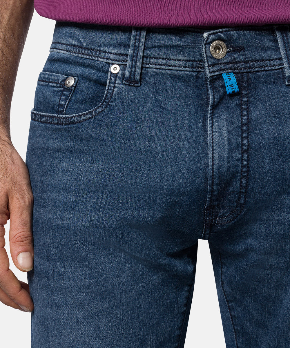 PIERRE CARDIN LYON TAPERED Jeans - Midnight Washed Denim - 34510 8020.6834 von Pierre Cardin