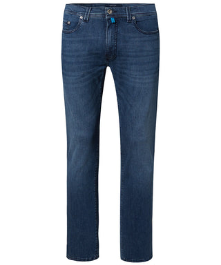 PIERRE CARDIN LYON TAPERED Jeans - Midnight Washed Denim - 34510 8020.6834