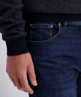 PIERRE CARDIN DIJON dark blue used buffies 38820 7001.6814 - ÜBERGRÖßEN FUTUREFLEX