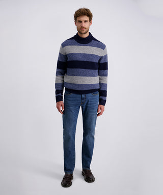 PIERRE CARDIN Lyon Five Pocket - Indigo Sunwash Blue - 34510 8054.6832
