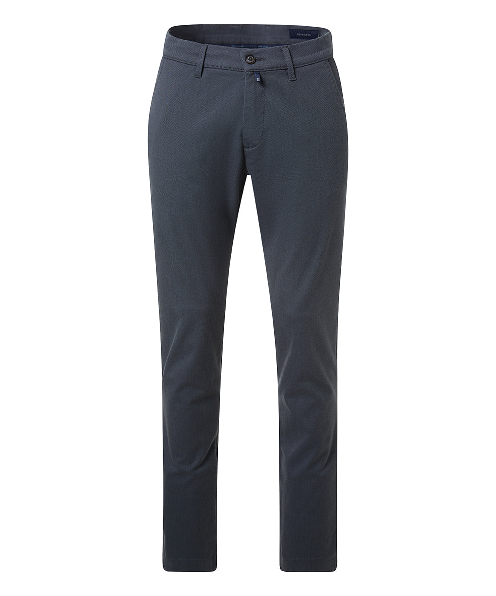 PIERRE CARDIN Calais Chino - Midnight Herringbone Grey - 33730 4200.9315