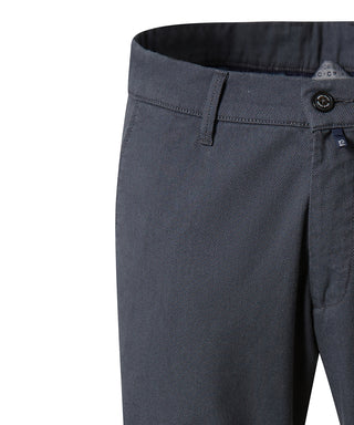 PIERRE CARDIN Calais Chino - Midnight Herringbone Grey - 33730 4200.9315