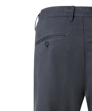 PIERRE CARDIN Calais Chino - Midnight Herringbone Grey - 33730 4200.9315