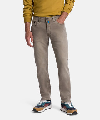 PIERRE CARDIN Lyon Tapered Jeans - Ash Taupe - 34510 8042.8822