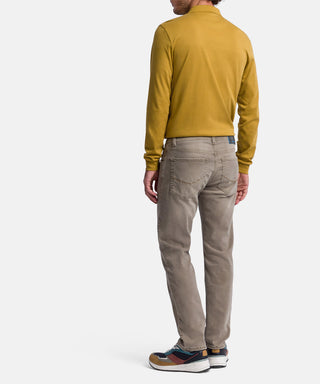 PIERRE CARDIN Lyon Tapered Jeans - Ash Taupe - 34510 8042.8822