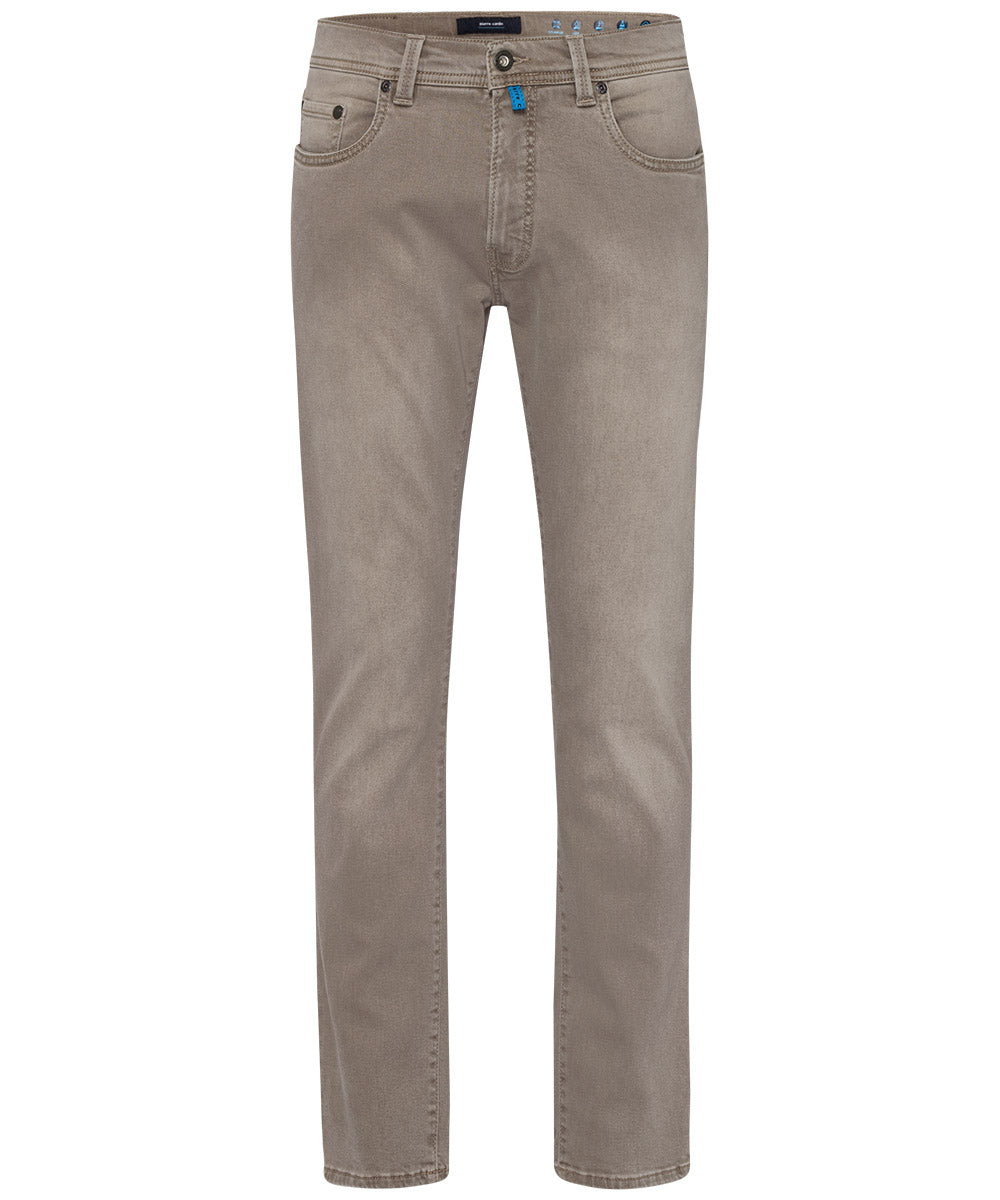 PIERRE CARDIN Lyon Tapered Jeans - Ash Taupe - 34510 8042.8822