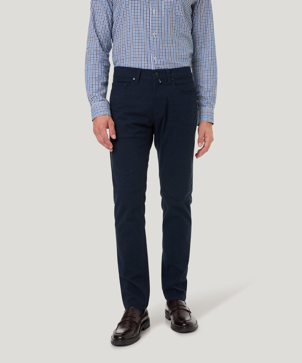 PIERRE CARDIN Lyon Stoffhose - Midnight Ink Blue - 34540 1049.6323
