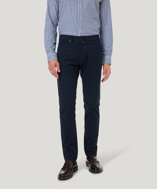 PIERRE CARDIN Lyon Stoffhose - Midnight Ink Blue - 34540 1049.6323