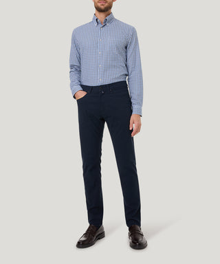 PIERRE CARDIN Lyon Stoffhose - Midnight Ink Blue - 34540 1049.6323
