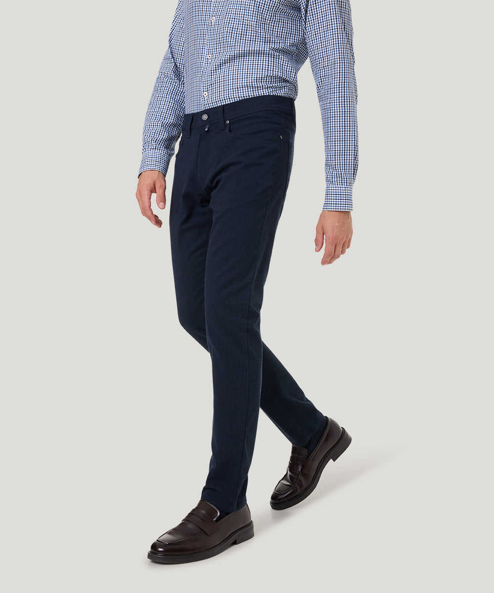 PIERRE CARDIN Lyon Stoffhose - Midnight Ink Blue - 34540 1049.6323 von Pierre Cardin