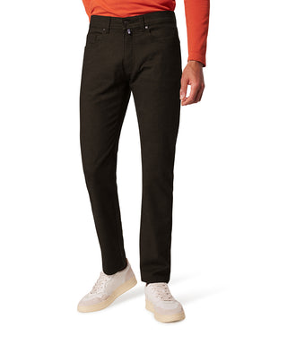 PIERRE CARDIN LYON Stoffhose - Night Espresso - 34540 1049.9000