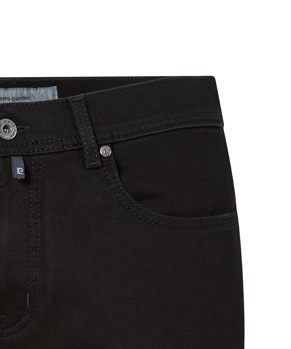 PIERRE CARDIN LYON Five-Pocket Jeans - Raven Shadow Black - 34510 8154.9801 von Pierre Cardin