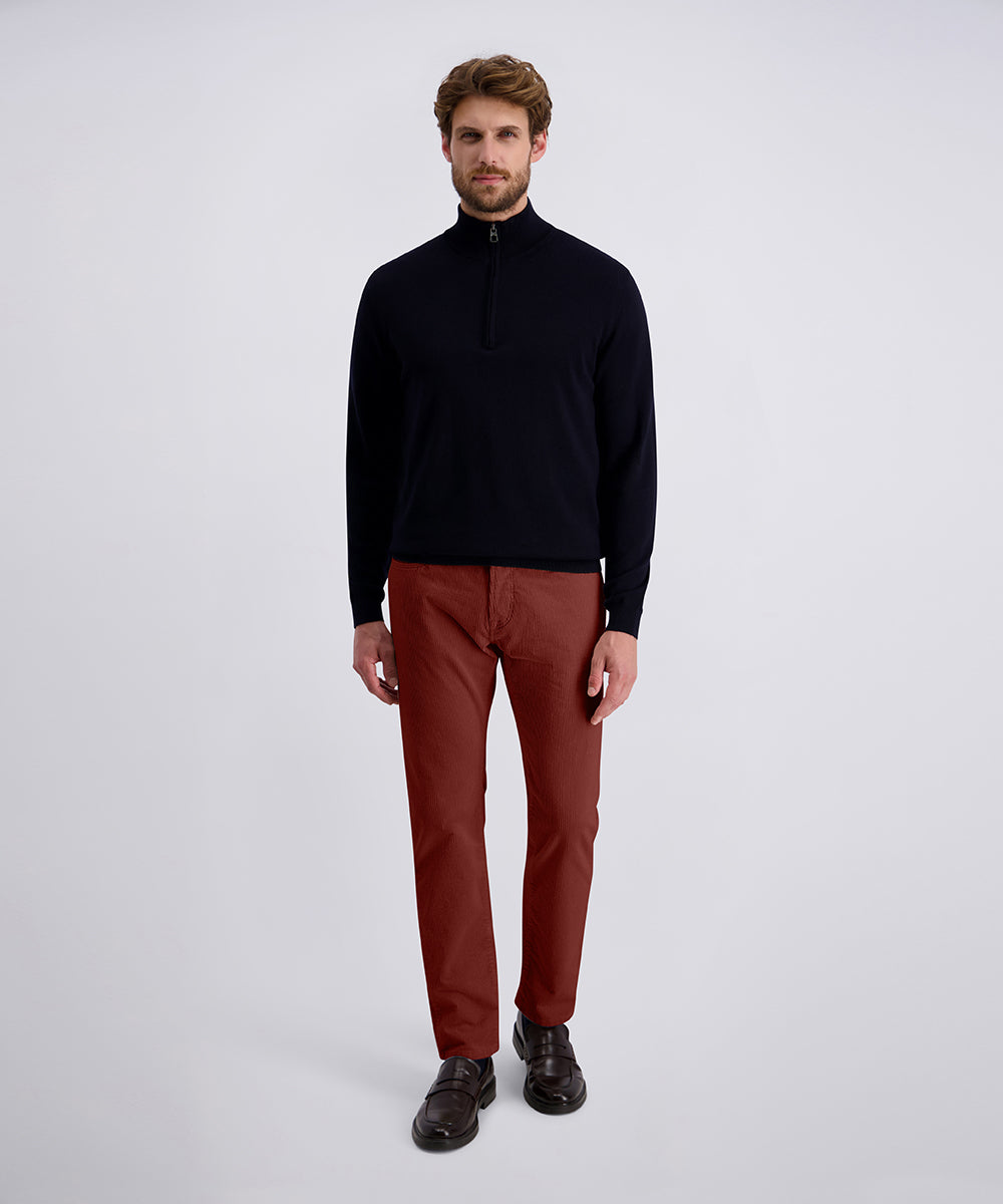 PIERRE CARDIN Laval Cordhose - Deep Maroon Cord - 30940 3008.8208 von Pierre Cardin