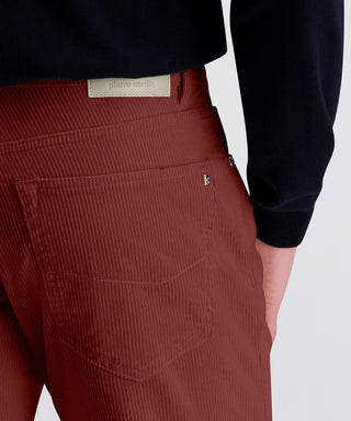 PIERRE CARDIN Laval Cordhose - Deep Maroon Cord - 30940 3008.8208