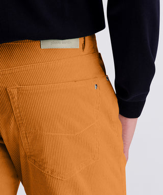 PIERRE CARDIN Laval Cord Hose - Burnt Caramel Gold - 30940 3008.8220