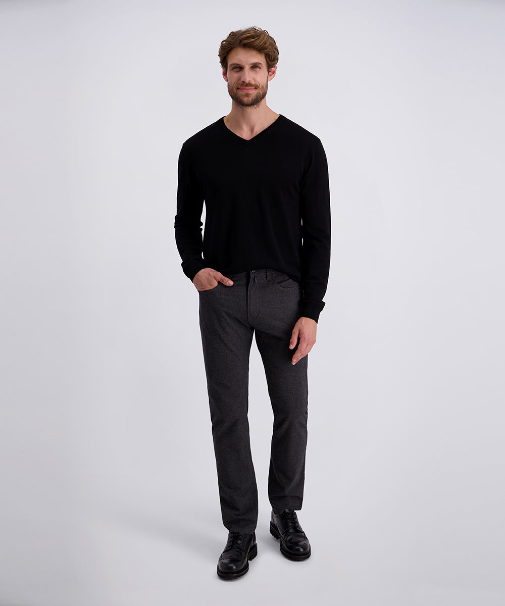 PIERRE CARDIN LYON Stoffhose - Charcoal Tweed Grey - 34540 1074.9002 von Pierre Cardin