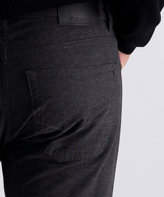 PIERRE CARDIN LYON Stoffhose - Charcoal Tweed Grey - 34540 1074.9002