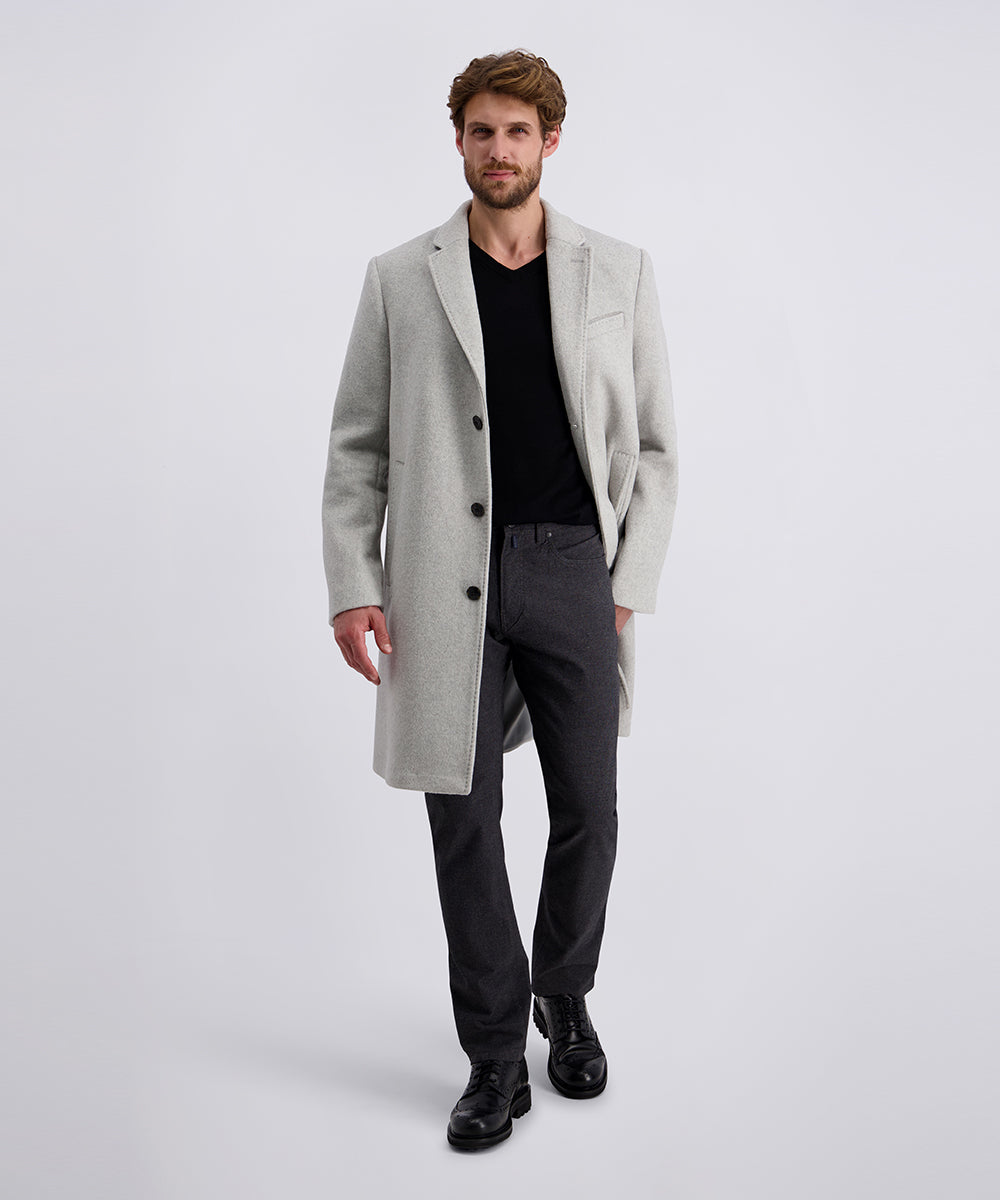 PIERRE CARDIN LYON Stoffhose - Charcoal Tweed Grey - 34540 1074.9002 von Pierre Cardin
