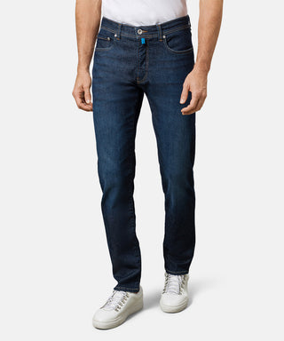 PIERRE CARDIN LYON TAPERED - Deep Navy Rinse - 38510 8006.6814