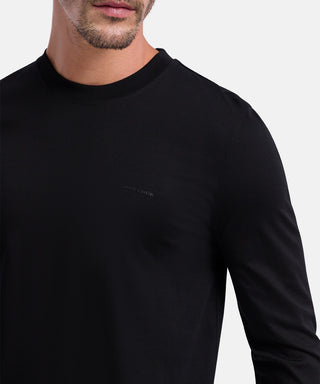 PIERRE CARDIN Longsleeve Shirt Rundhals - Midnight Ink - 30250 3025.9000