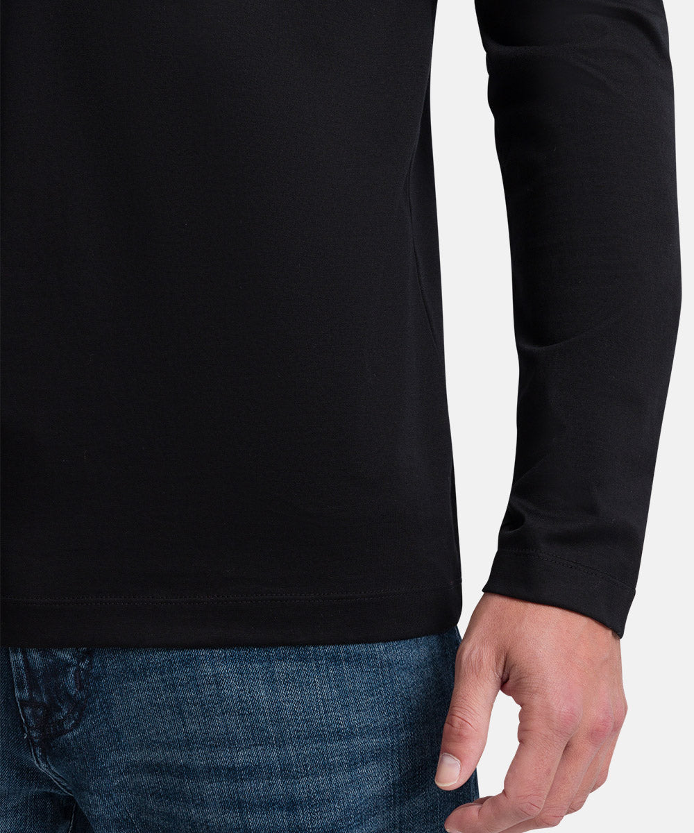 PIERRE CARDIN Longsleeve Shirt Rundhals - Midnight Ink - 30250 3025.9000 von Pierre Cardin