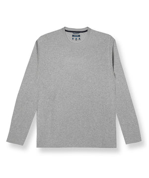 PIERRE CARDIN Longsleeve Shirt Rundhals - Misty Harbor Grey - 30250 3025.9102
