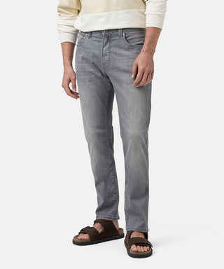 PIERRE CARDIN LYON TAPERED Five Pocket - Stormwashed Steel - 34510 8068.9834