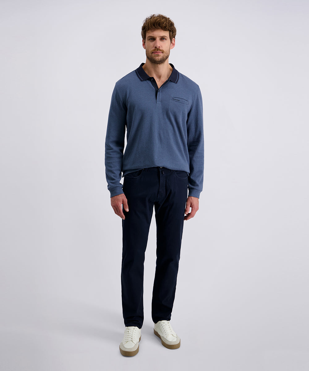 PIERRE CARDIN LYON salute - Midnight Navy Stretch - 34540 4035.6325 von Pierre Cardin