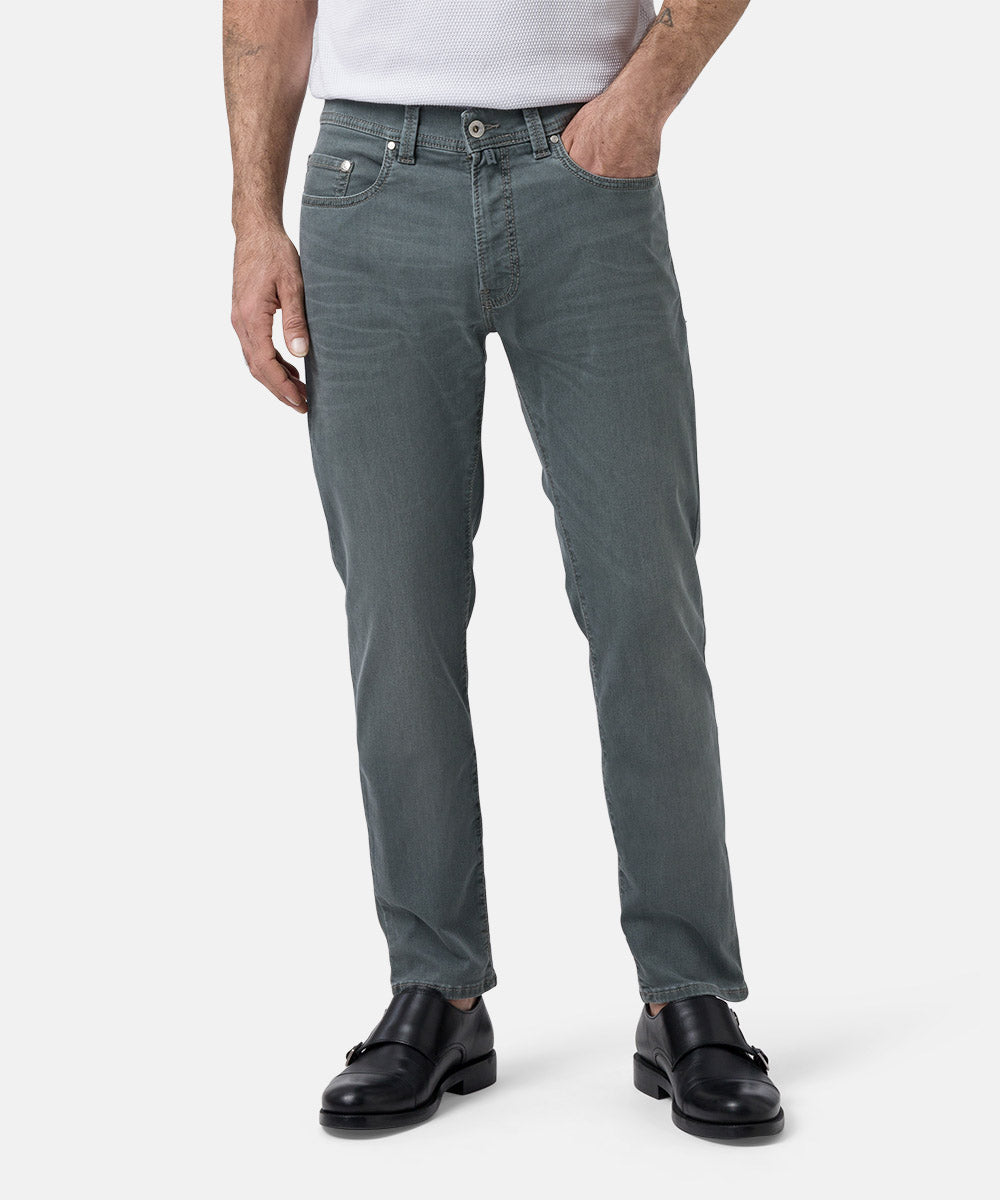 PIERRE CARDIN Lyon Tapered Jeans - Seafoam Slate - 34510 8062.5857