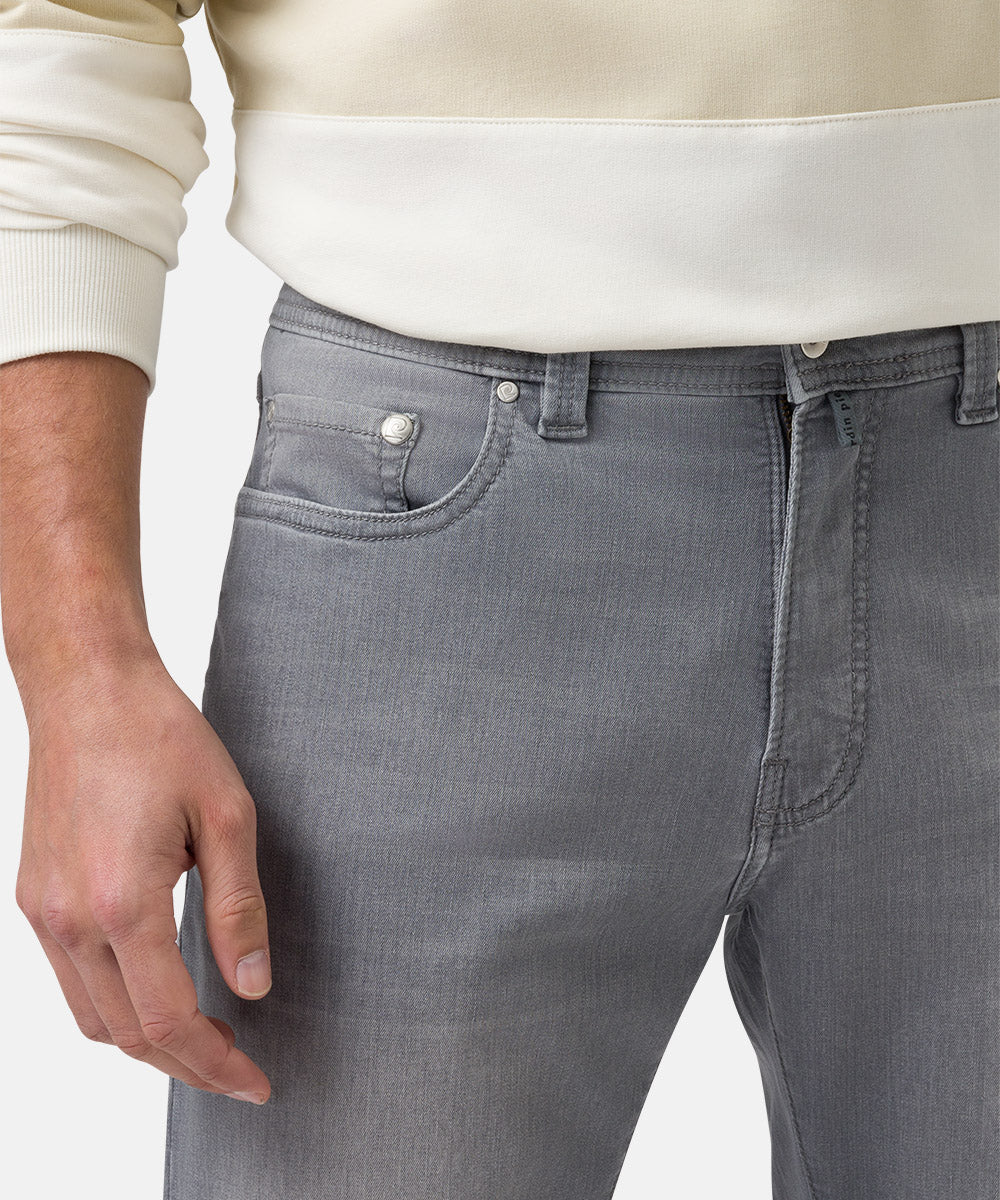 PIERRE CARDIN LYON TAPERED Five Pocket - Stormwashed Steel - 34510 8068.9834 von Pierre Cardin