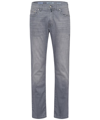 PIERRE CARDIN LYON TAPERED Five Pocket - Stormwashed Steel - 34510 8068.9834