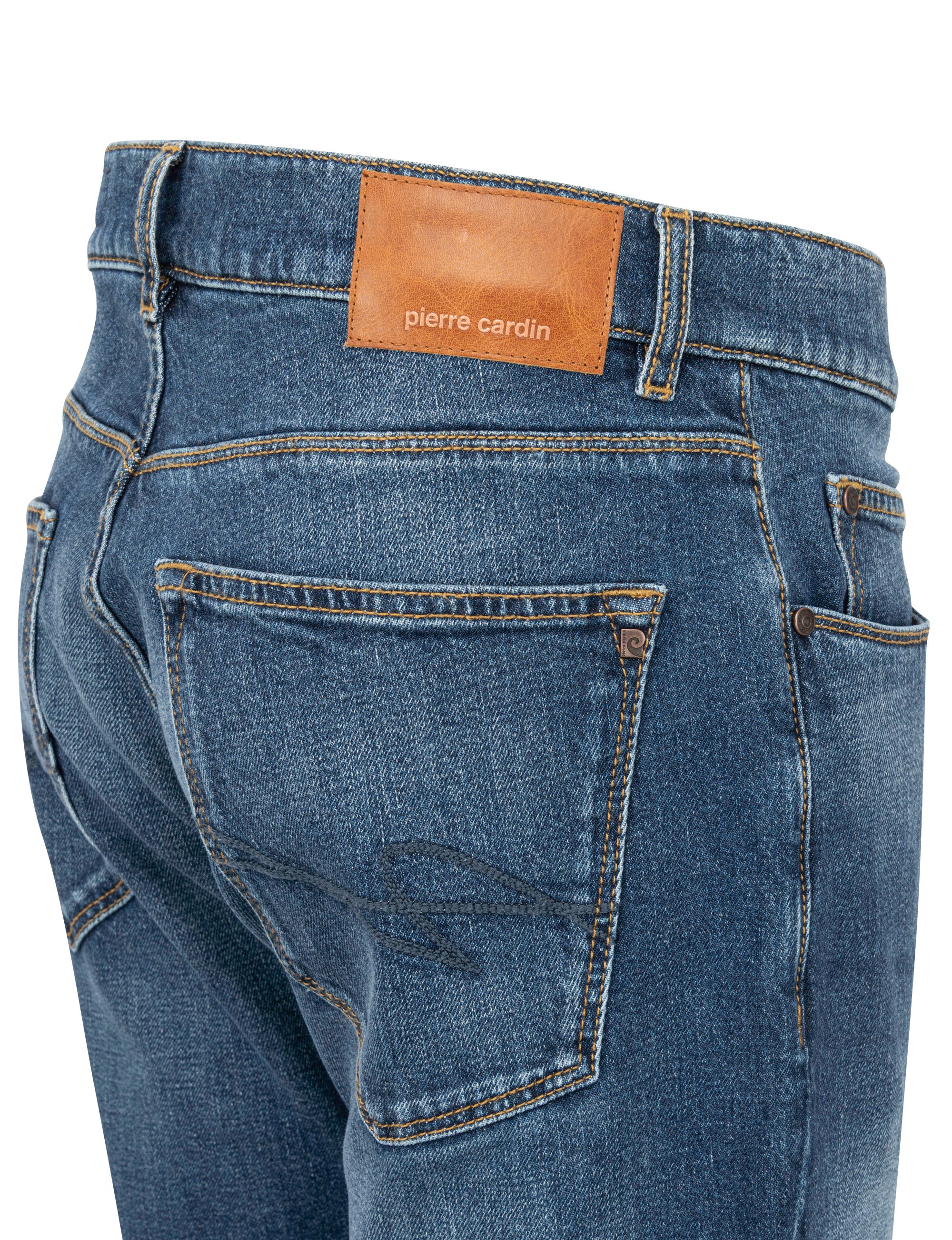 PIERRE CARDIN LYON Five Pocket - Indigo Canyon Blue - 34506 7741.6825 von Pierre Cardin