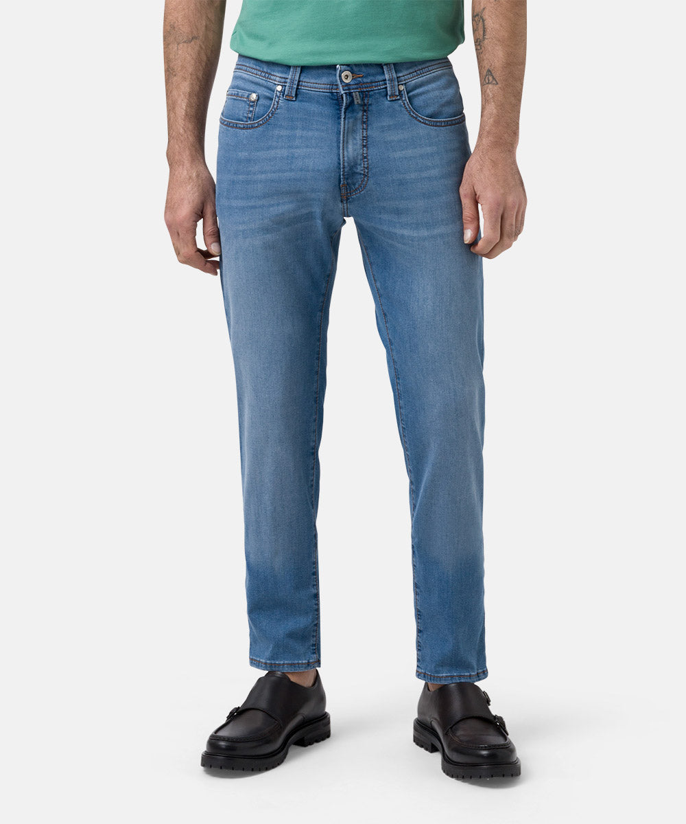 PIERRE CARDIN Lyon Tapered Jeans - Skywash Indigo - 34510 8065.6848