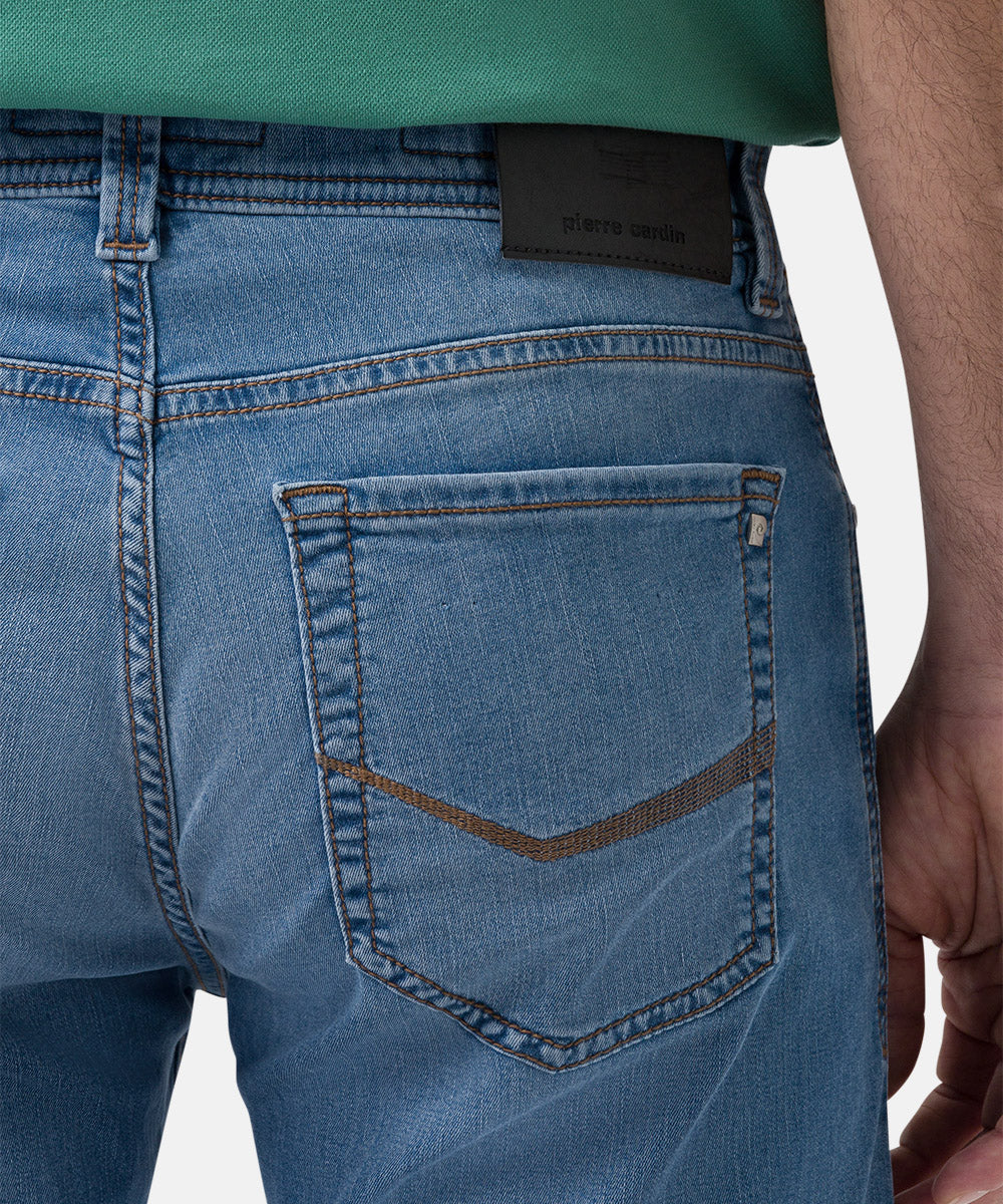 PIERRE CARDIN Lyon Tapered Jeans - Skywash Indigo - 34510 8065.6848 von Pierre Cardin