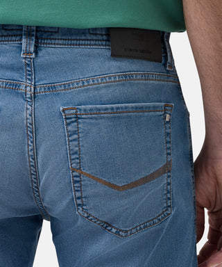 PIERRE CARDIN Lyon Tapered Jeans - Skywash Indigo - 34510 8065.6848