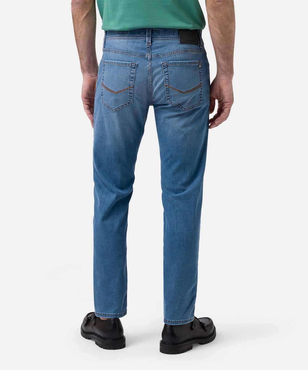 PIERRE CARDIN Lyon Tapered Jeans - Skywash Indigo - 34510 8065.6848 von Pierre Cardin