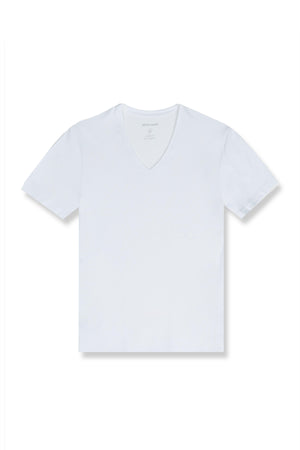 PIERRE CARDIN Doppelpack T-Shirt V-Ausschnitt - Pure Mist White - 29991 9000.1010