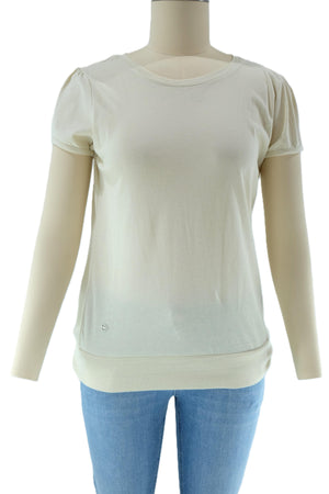 PIONEER Jersey Mele Kurzarm T-Shirt - Creamy Sand Drift - 1301 301.1001