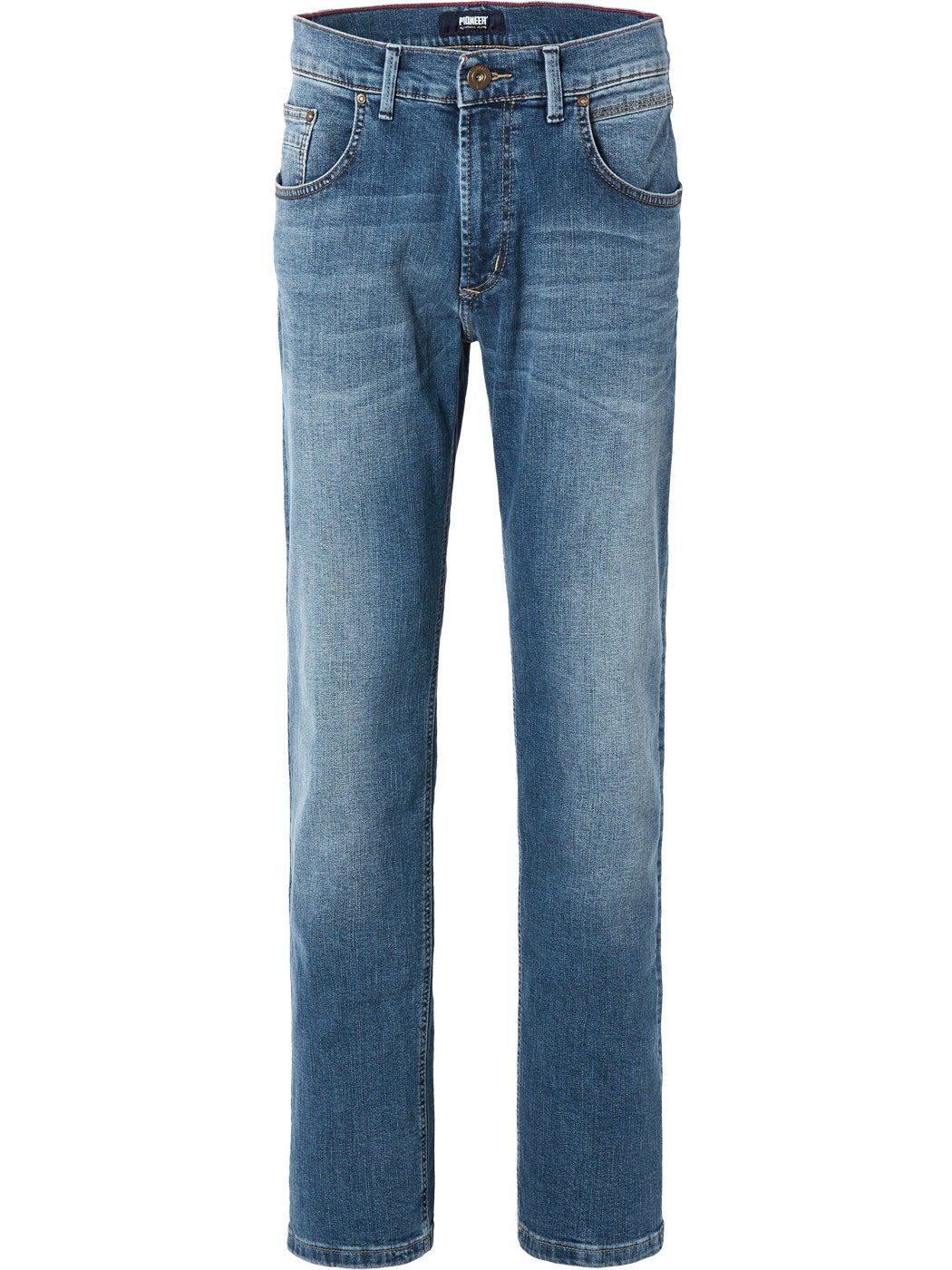 PIONEER River Straight Five Pocket - Stonewashed Baltic Blue - 1673 9736.346