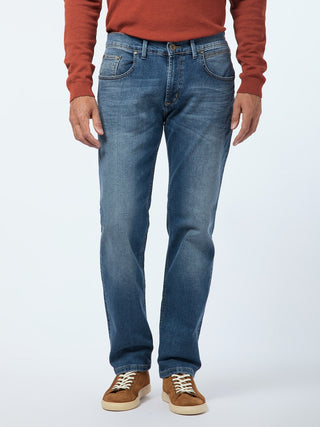 PIONEER River Straight Five Pocket - Stonewashed Baltic Blue - 1673 9736.346